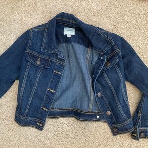 Dark blue jean jacket